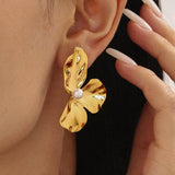 Florence Flower Pearl Earrings