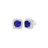Georgia Sapphire Blue Stud Earrings