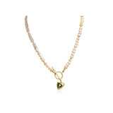 Golden Pearl Necklace