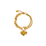 Heart Chain Bracelet