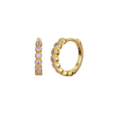 Iris Waterdrop Hoop Earrings