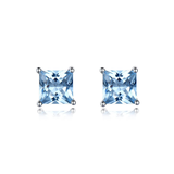 June Square Stud Earrings