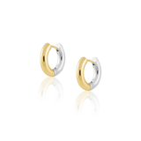 Kaia Two-Tone Hoops