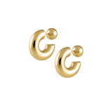 Kelly Tube Hoop Earrings