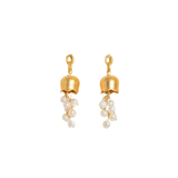 Maribelle Bellflower Pearl Earrings