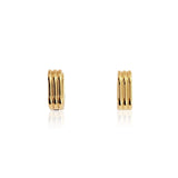 Noa Stripe Hoop Earrings