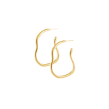 Orah Curved Hoop Earrings