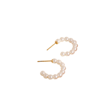 Pearl Hoop Earrings