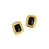 Classic Square Stone Earrings