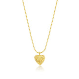 Isla Puffy Heart Necklace