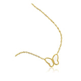 Petite Shell Butterfly Necklace