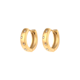 Solana Mini Sunburst Hoop Earrings